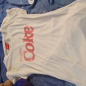 White coke shirt